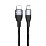 Кабель передачі даних MJEMS US-SJ330 M2 Type-C to Lightning Fast Charging Cable 1.2m (Чорний)