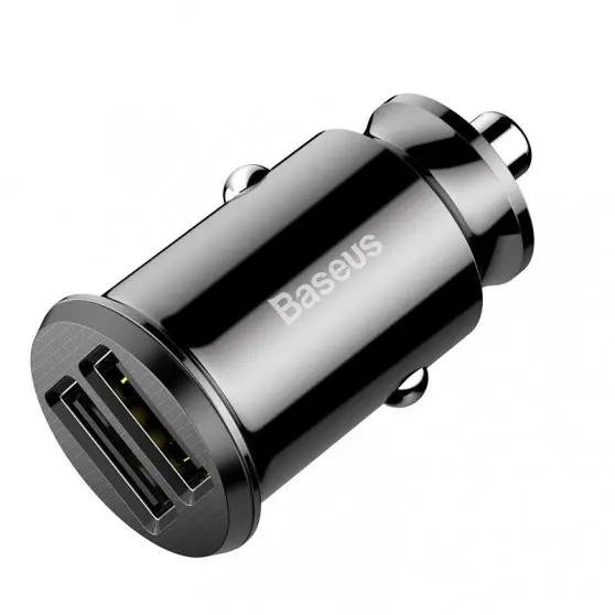 АЗУ Baseus Grain 3.1A (2USB-A) (CCALL-ML) Черный