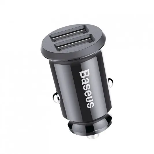 АЗП Baseus Grain 3.1A (2USB-A) (CCALL-ML) Чорний - зображення 2 