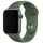 Силіконовий ремінець для Apple Watch 38/40/41/42mm(ser.10) Зелений / Army green