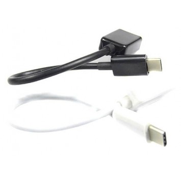 OTG кабель USB 3.1 Type C - USB 3.0 А, 0.2 м (білий) - Type-C кабелі - зображення 2 