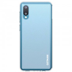 TPU чехол для Samsung Galaxy A02 GETMAN Clear 1,0 mm (Бесцветный (прозрачный))