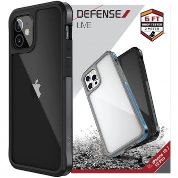 Чохол для Apple iPhone 12 mini (5.4") Defense Live Series (Чорний / Black)