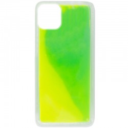 Неоновий чохол для Apple iPhone 12 mini (5.4") Neon Sand glow in the dark (Зелений)