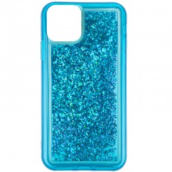 TPU+PC чехол для Apple iPhone 12 mini (5.4") Sparkle (glitter) (Синий)