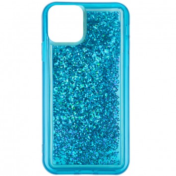TPU + PC чохол для Apple iPhone 12 mini (5.4") Sparkle (glitter) (Синій)