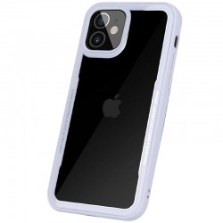 TPU + PC чохол для Apple iPhone 12 mini (5.4") G-Case Shock Crystal (Білий)