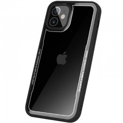 TPU + PC чохол для Apple iPhone 12 mini (5.4") G-Case Shock Crystal (Чорний)