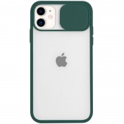 Чохол для Apple iPhone 12 mini (5.4") Camshield mate TPU зі шторкою для камери (Зелений)