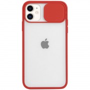 Чохол Camshield mate TPU зі шторкою для камери для Apple iPhone 12 mini (5.4") (Червоний)