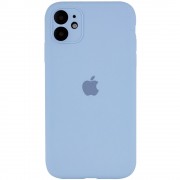 Чохол Silicone Case Full Camera Protective (AA) для Apple iPhone 12 mini (5.4") (Блакитний / Lilac Blue)
