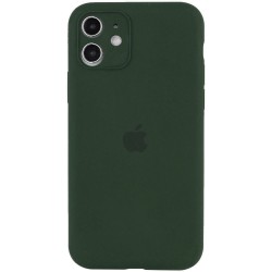 Чехол Silicone Case Full Camera Protective (AA) для Apple iPhone 12 mini (5.4") (Зеленый / Cyprus Green)