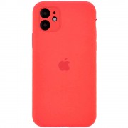 Чохол Silicone Case Full Camera Protective (AA) для Apple iPhone 12 mini (5.4") (Помаранчевий / Pink citrus)