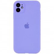 Чохол Silicone Case Full Camera Protective (AA) для Apple iPhone 12 mini (5.4") (Бузковий / Dasheen)