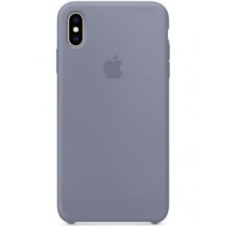 Чохол Silicone Case (AA) Для Apple iPhone X / XS (Сірий / Lavender Gray)