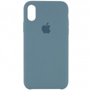 Чохол Silicone Case (AA) Для Apple iPhone X / XS (Зелений / Pine green)