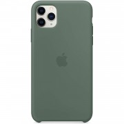 Чохол Silicone case (AAA) для Apple iPhone 11 Pro (Зелений / Pine green)