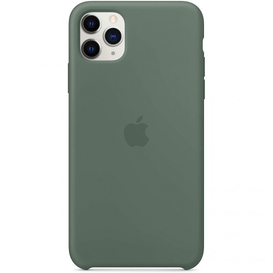 Чохол Silicone case (AAA) для Apple iPhone 11 Pro (Зелений / Pine green)