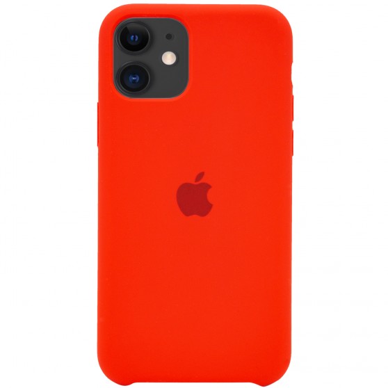 Чохол Silicone Case (AA) Для Apple iPhone 11 (Червоний / Red)