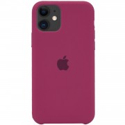 Чохол Silicone Case (AA) Для Apple iPhone 11 ( Червоний / Rose Red)
