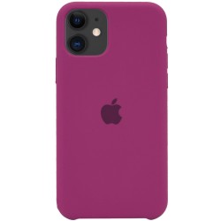 Чохол Silicone Case (AA) Для Apple iPhone 11 (малиновий / Dragon Fruit)