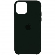 Чохол Silicone Case (AA) Для Apple iPhone 11 Pro (Зелений / Black Green)