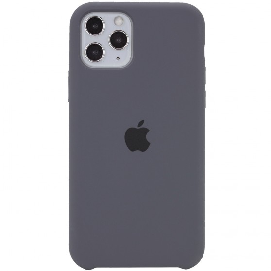 Чохол Silicone Case (AA)Для Apple iPhone 11 Pro (Сірий / Dark Grey)