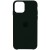 Чохол Silicone Case (AA) Для Apple iPhone 11 Pro Max (Зелений / Black Green)