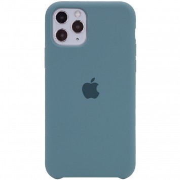 Чохол Silicone Case (AA) Для Apple iPhone 11 Pro Max ( Зелений / Pine green)
