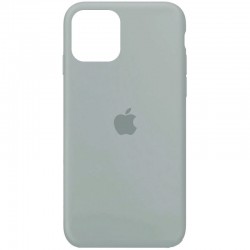 Чохол Silicone Case (AA) Для Apple iPhone 11 Pro Max (Сірий / Mist Blue)