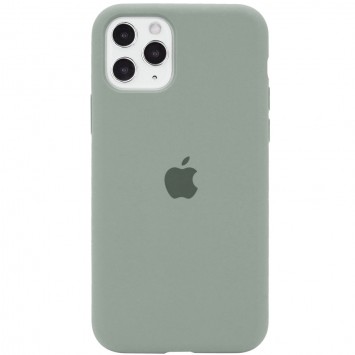Чохол Silicone Case Full Protective (AA) Для Apple iPhone 11 Pro Max (Сірий / Mist Blue)