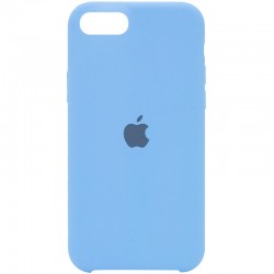 Чохол Silicone Case (AA) для iPhone SE 2 / 3 (2020 / 2022) / iPhone 8 / iPhone 7 (Блакитний / Cornflower)