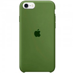 Чохол Silicone Case (AA) для iPhone SE 2 / 3 (2020 / 2022) / iPhone 8 / iPhone 7 (Зелений / Army green)