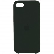 Чохол Silicone Case (AA) для iPhone SE 2 / 3 (2020 / 2022) / iPhone 8 / iPhone 7 (Зелений / Black Green)