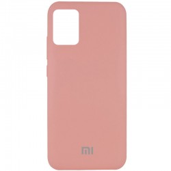 Чехол Silicone Cover Full Protective (AA) для Xiaomi Mi 10 Lite (Розовый / Peach)