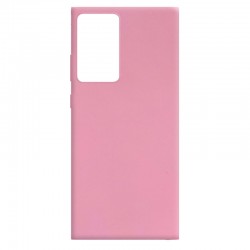 Силиконовый чехол Candy для Samsung Galaxy Note 20 Ultra (Розовый)