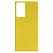 Силіконовий чохол Candy для Samsung Galaxy Note 20 Ultra (Жовтий)