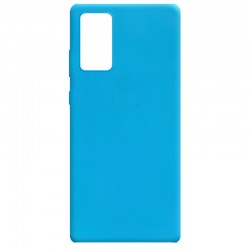 Силіконовий чохол Candy для Samsung Galaxy Note 20 (Блакитний)