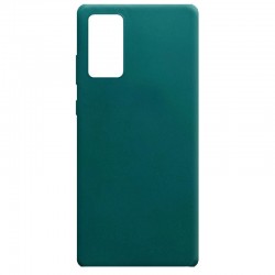 Силіконовий чохол Candy для Samsung Galaxy Note 20 (Зелений / Forest green)