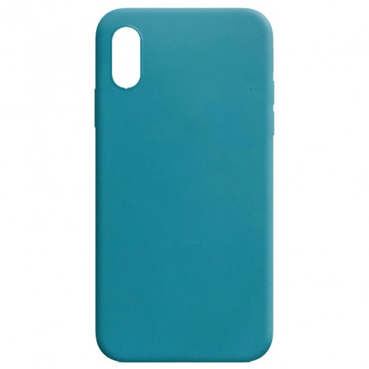 Силіконовий чохол Candy для Apple iPhone XR (Синій / Powder Blue ) 