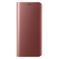 Чехол-книжка для Xiaomi Mi 10 / Mi 10 Pro - Clear View Standing Cover (Rose Gold)