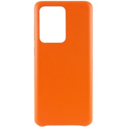 Кожаный чехол AHIMSA PU Leather Case (A) для Samsung Galaxy S20 Ultra (Оранжевый)