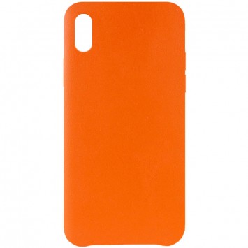 Шкіряний чохол AHIMSA PU Leather Case (A) для Apple iPhone X / XS (Помаранчевий)