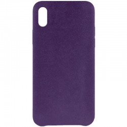 Кожаный чехол AHIMSA PU Leather Case (A) для Apple iPhone X / XS (Фиолетовый)