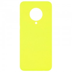 Чехол Silicone Cover Full without Logo (A) для Xiaomi Redmi K30 Pro / Poco F2 Pro (Желтый / Flash)