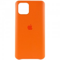 Кожаный чехол AHIMSA PU Leather Case Logo (A) для Apple iPhone 11 (Оранжевый)
