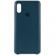 Шкіряний чохол AHIMSA PU Leather Case Logo (A) Для Apple iPhone X / XS (Зелений)