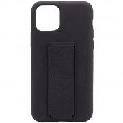 Чохол Silicone Case Hand Holder для Apple iPhone 11 (Чорний / Black ) 