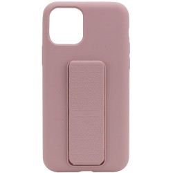 Чохол Silicone Case Hand Holder для Apple iPhone 11 Pro (рожевий / Pink Sand)