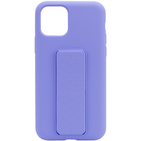 Чохол Silicone Case Hand Holder для Apple iPhone 11 Pro (Бузковий / Dasheen )